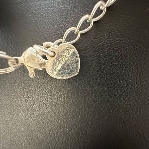 NAKAMOL Signed Multi-strand Faceted Glass Bead Colorful Pearlescent Aurora Borea - Picture 7 of 7